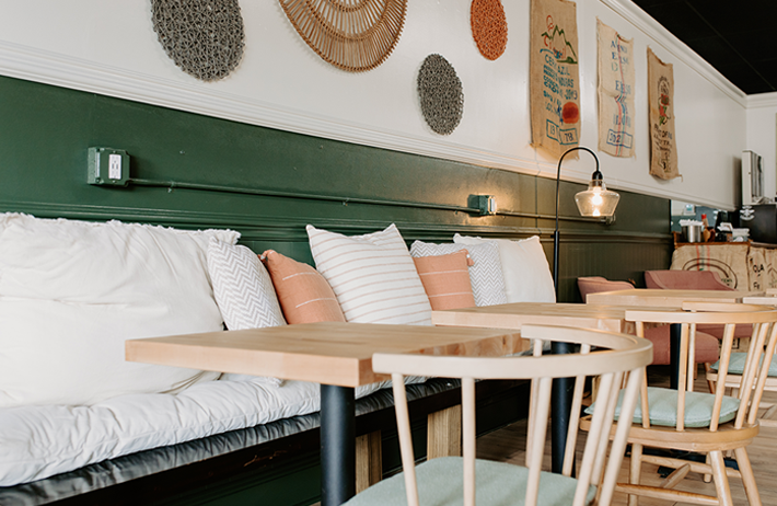 Coffee shop interior