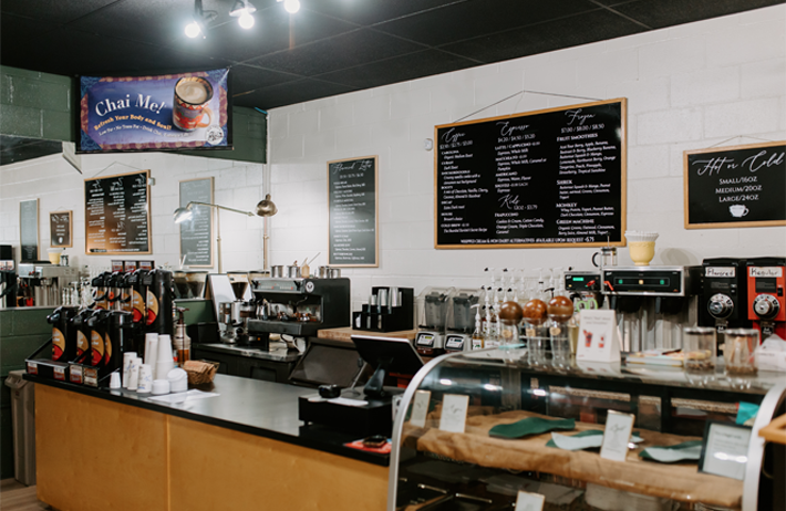 Coffee counter